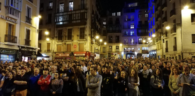 Concentración en protesta por la sentencia del 'caso Alsasua'