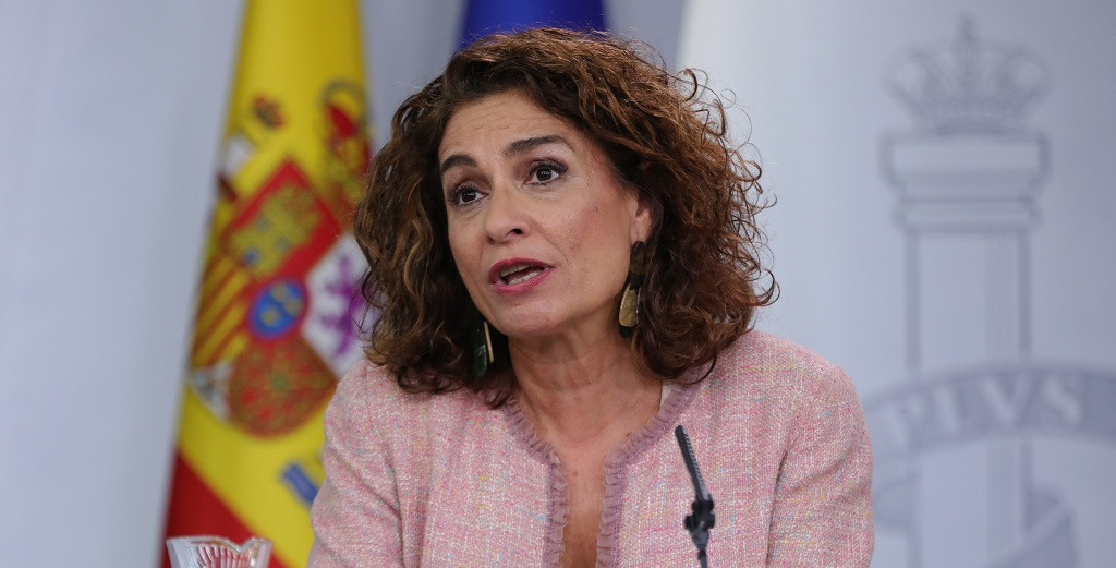 La ministra de Hacienda en funciones, Maru00eda Jesu00fas Montero