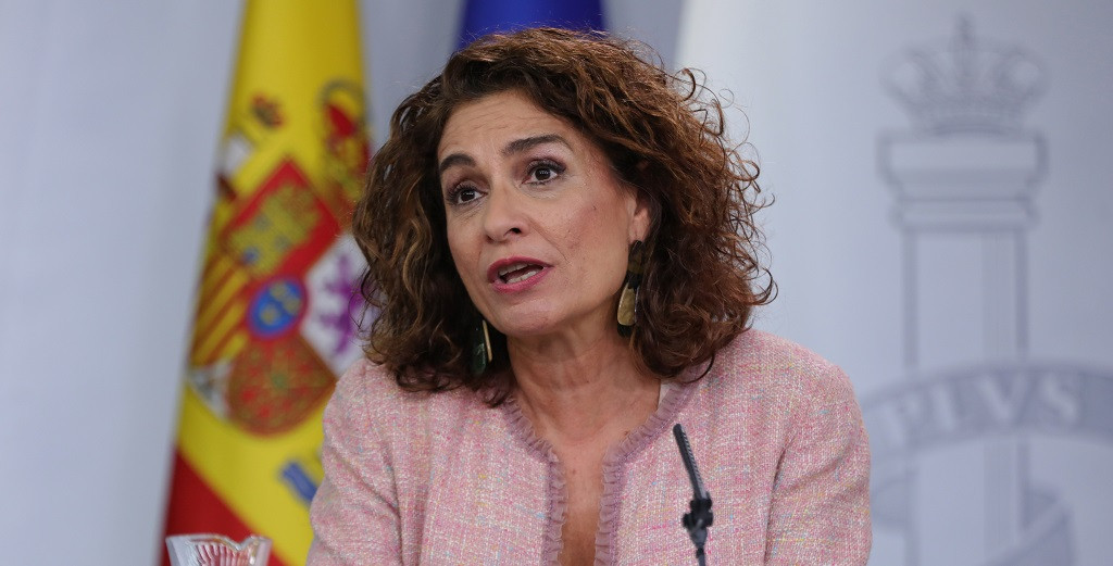 La ministra de Hacienda en funciones, Maru00eda Jesu00fas Montero