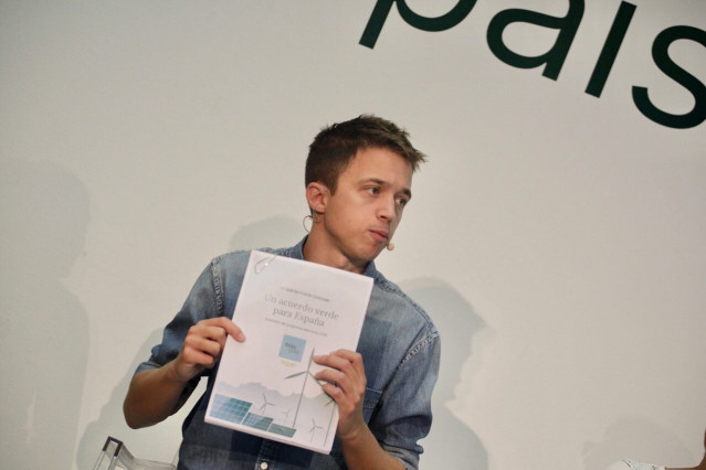 El líder de Más País, Ïñigo Errejón