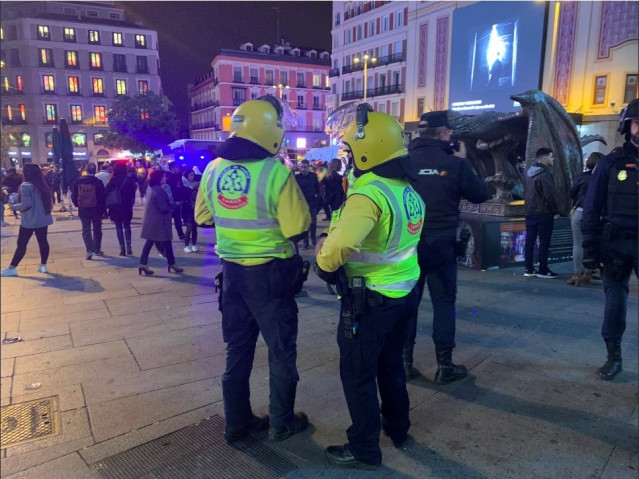 Disturbios en la manifestación en Madrid contra la sentencia del 'procés'