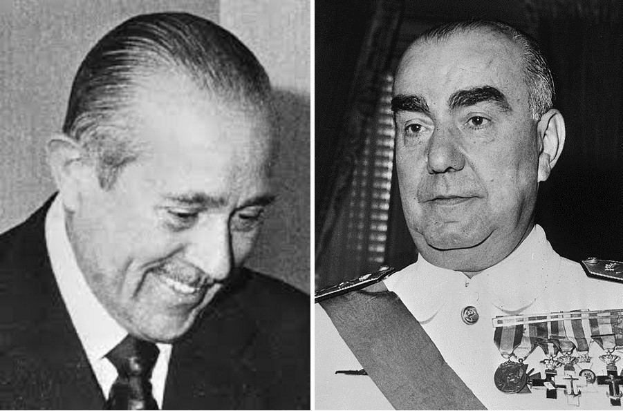 Carlos Arias Navarro y Luis Carrero Blanco