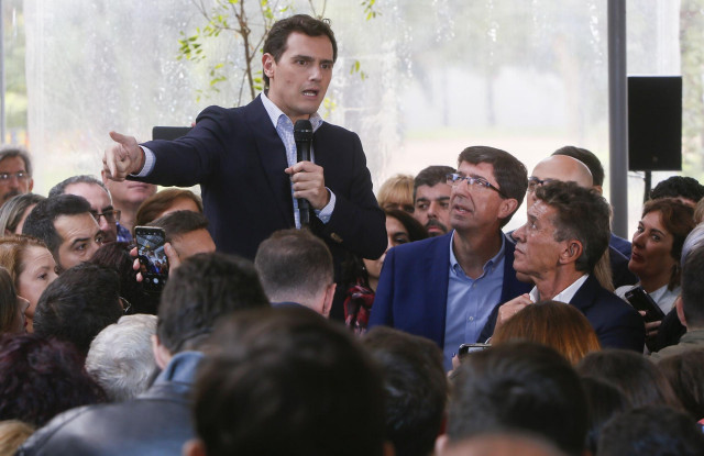 Albert Rivera junto a Juan Marín.