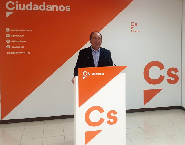 El diputado autonómico de Cs por Almería Andrés Samper, en una foto de archivo