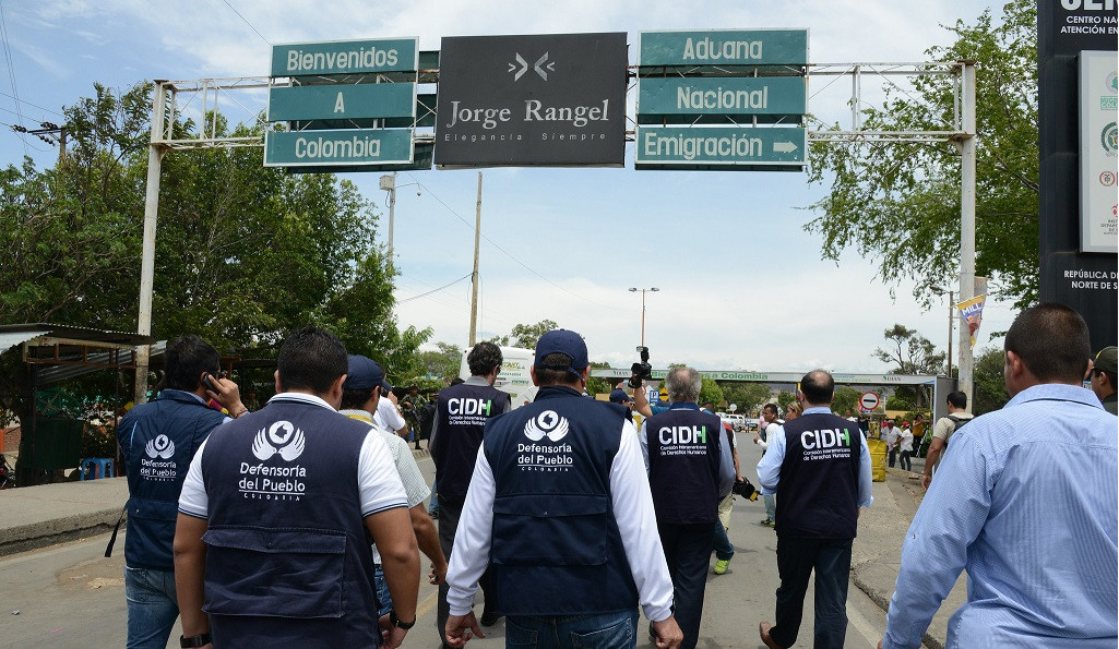 CIDH visita la frontera de Colombia con Venezuela Daniel Cima