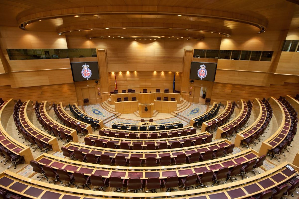 Hemiciclo nuevo del Senado.