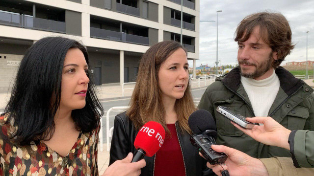 Ione Belarra, candidata de Unidas Podemos al Congreso por Navarra