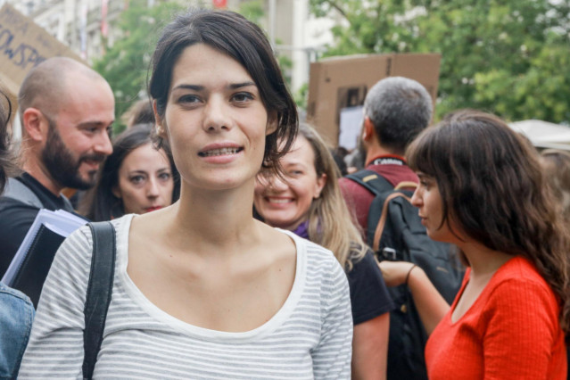 La portavoz de Unidas Podemos en la Asamblea de Madrid, Isa Serra.
