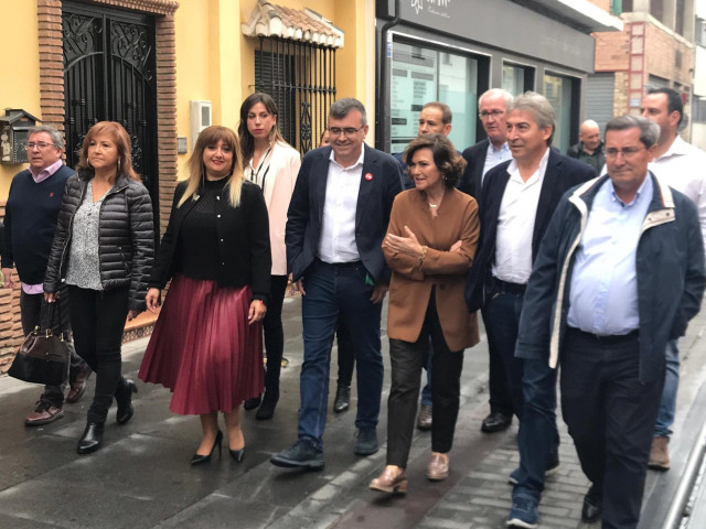La vicepresidenta del Gobierno en funciones, Carmen Calvo
