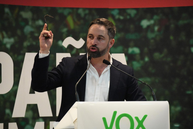 El líder de Vox Santiago Abasca