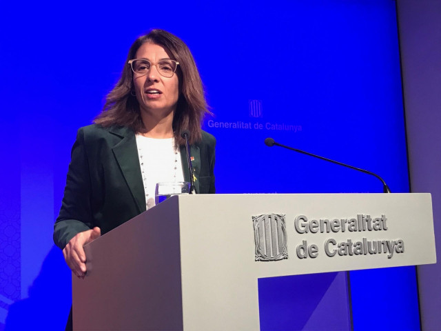 La consellera de Presidencia de la Generalitat, Meritxell Budó.
