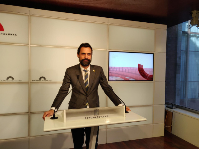 El presidente del Parlament, Roger Torrent.