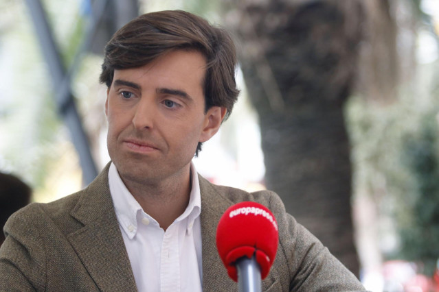 Pablo Montesinos, vicesecretario de Comunicación del Partido Popular, posa en entrevista para Europa Press en Málaga (Andalucía, España), a 23 de octubre de 2019.
