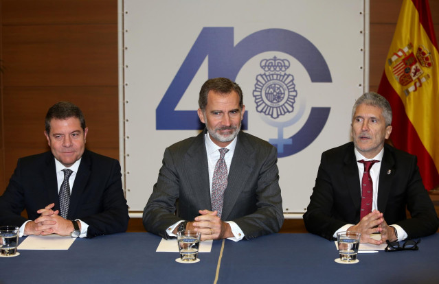 El Rey inaugura el Congreso Internacional 'Igualdad de género en el ámbito de la Seguridad