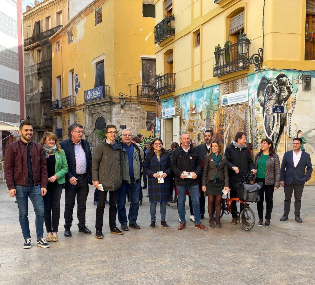 Cierre de campaña de Més Compromís en València, con Íñigo Errejón.