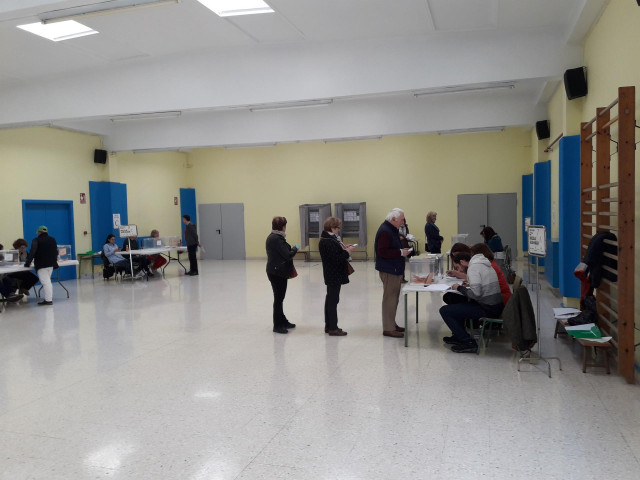 Votació en las últimas elecciones