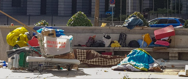 Acampada Nadie Sin Hogar 10N