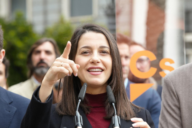 Inés Arrimadas en un acto en Jerez