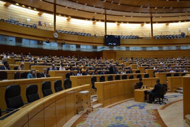 Hemiciclo del Senado durante un Pleno