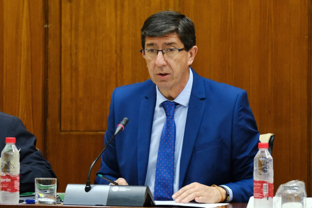 El vicepresidente de la Junta, Juan Marín