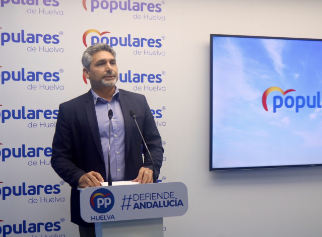 El presidente del PP de Huelva, Juan José Cortés.