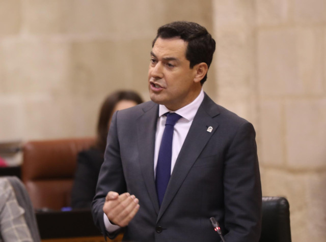 El presidente de la Junta, Juanma Moreno