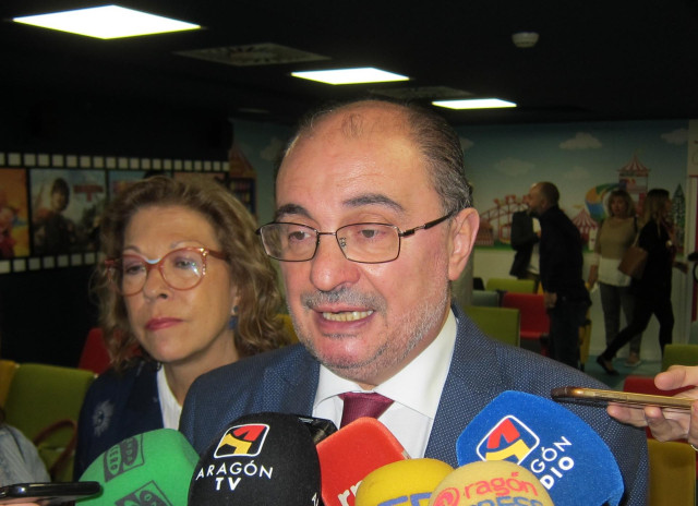 El presidente de Aragón, Javier Lambán.