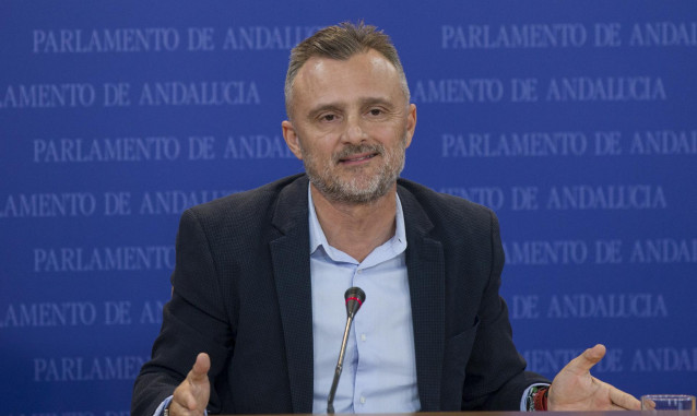 Rueda de prensa del portavoz parlamentario del PSOE-A, José Fiscal.