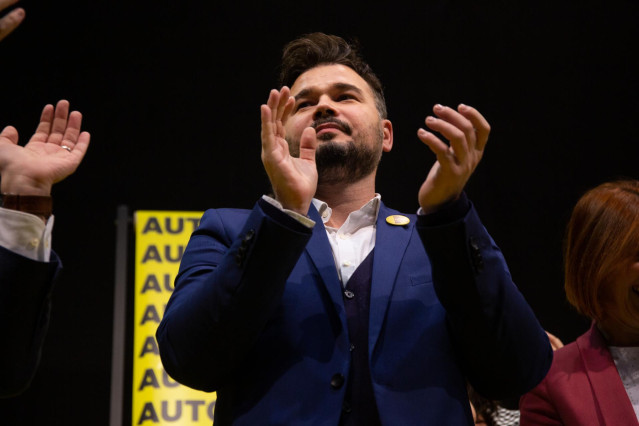 El portavoz de ERC en el Congreso, Gabriel Rufian