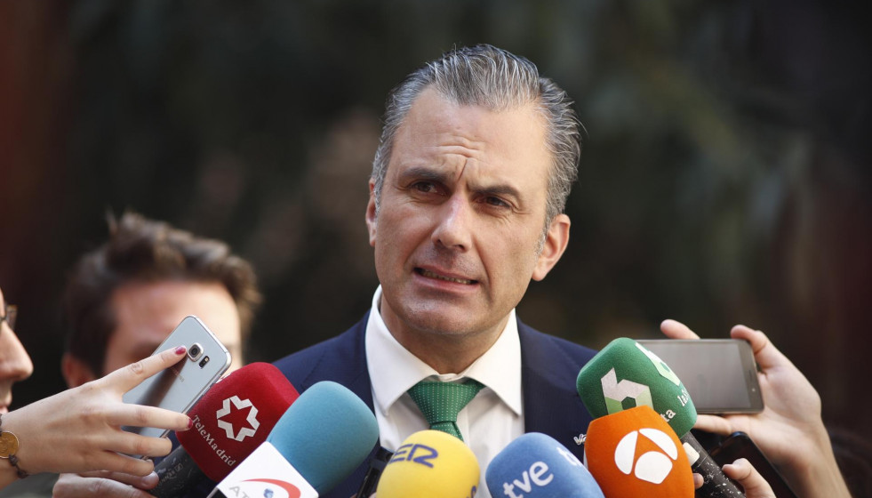 El secretario general de Vox y portavoz de esta formación en el Consistorio madrileño, Javier Ortega Smith