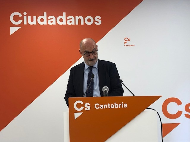 El líder de Cs en Cantabria, Félix Álvarez
