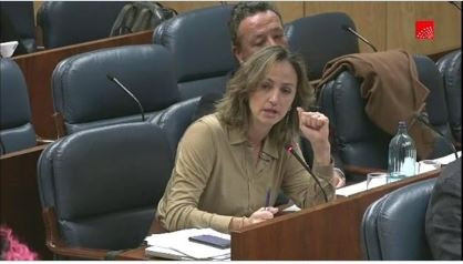 LA DIPUTADA DE VOX EN LA ASAMBLEA DE MADRID GÁDOR JOYA VERDE
