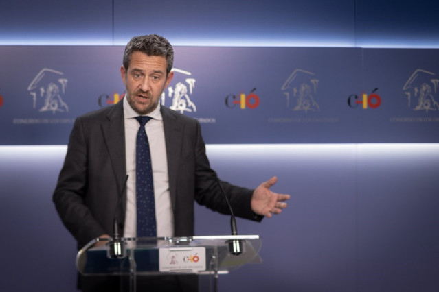 El portavoz adjunto del PP en el Congreso Jaime de Olano