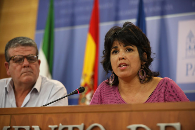 La líder de Podemos Andalucía, Teresa Rodríguez, en una foto de archivo
