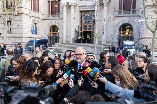 El portavoz de JxCat, Eduard Pujol