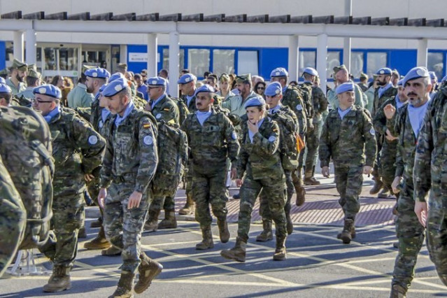Integrantes de la primera rotación parten desde Almería a Líbano