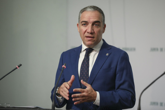 El consejero de Presidencia, Elías Bendodo, en una foto de archivo