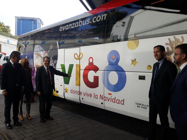 El alcalde de Vigo, Abel Caballero, en la Estación Sur de Méndez Álvaro en Madrid