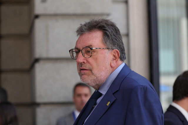 El portavoz de Junts per Catalunya en el Senado, Josep Lluís Cleries.