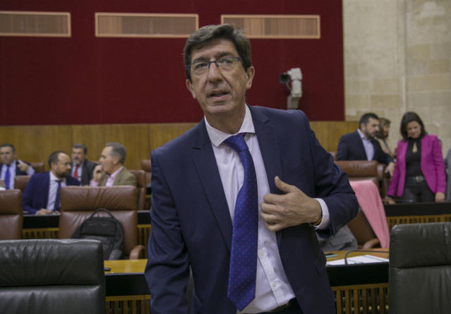El vicepresidente de la Junta de Andalucía, Juan Marín, en una foto de archivo