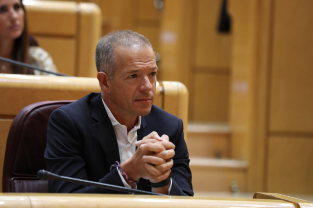 El portavoz en el Senado del PSOE, Ander Gil, durante la segunda sesión del primer pleno de la XIII legislatura, en Madrid (España) a 11 de septiembre de 2019.