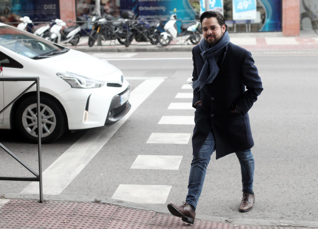 El secretario de Comuniación de Ciudadanos, Fernando de Páramo, a su llegada a la reunión de la junta Ejecutiva del partido tras los malos resultados en las elecciones generales del 10-N, en Madrid (España), a 11 de noviembre de 2019.