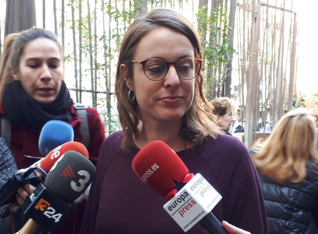 La diputada de la CUP  en el Congreso, Mireia Vehí
