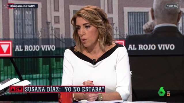 La secretaria general del PSOE-A, Susana Díaz, valora la sentencia de los ERE en una entrevista en La Sexta