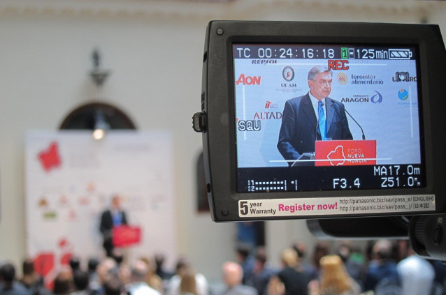 El embajador de la Federación de Rusia en España, Yuri Korchagin, en el Foro Nueva Murcia