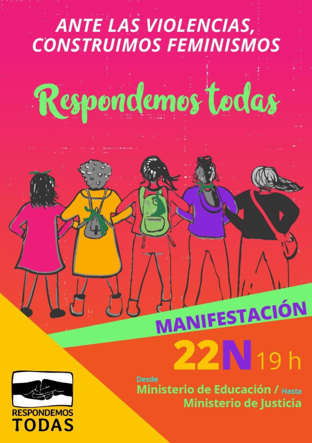 Manifestiación con el lema 'Respondemos todas'