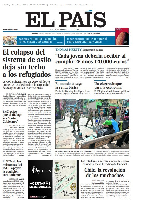 Portada 24 de noviembre.