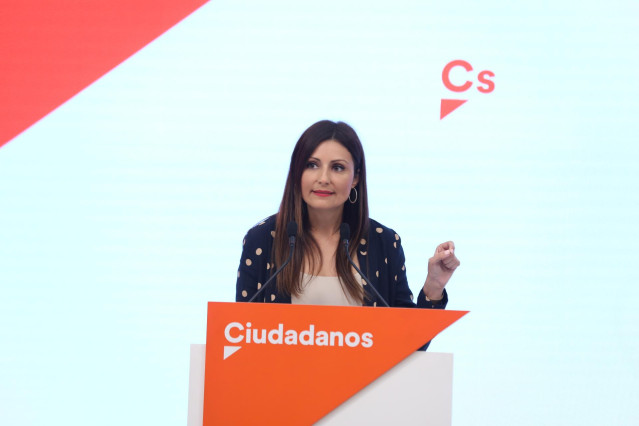 La portavoz de la Ejecutiva de Ciudadanos, Lorena Roldán.