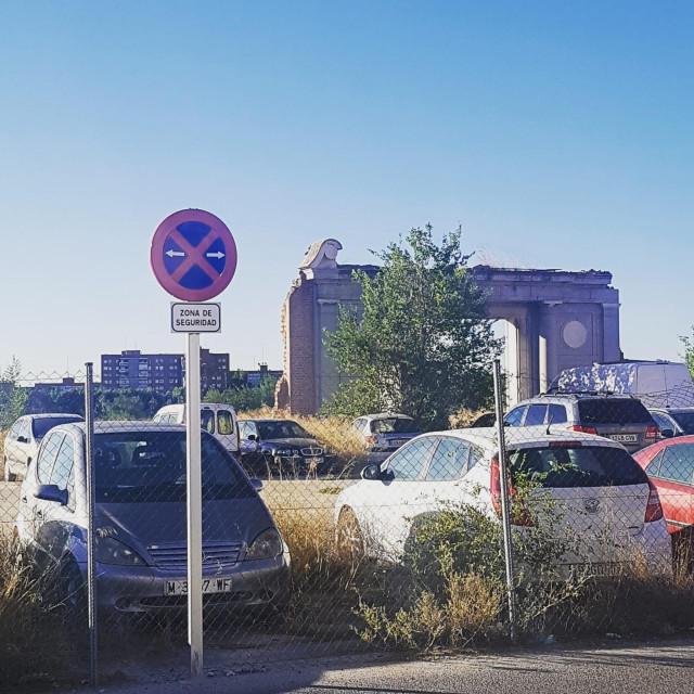 Antigua cárcel en el distrito de Carabanchel.