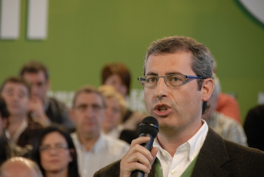 Markel Olano en un acto público
